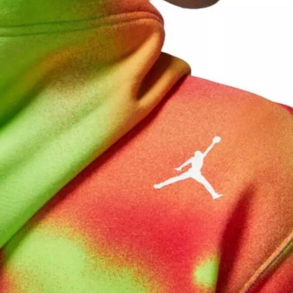 Nike Air Jordan Flight MVP Pullover Hoodie Tie Dye - Picture 4 of 9